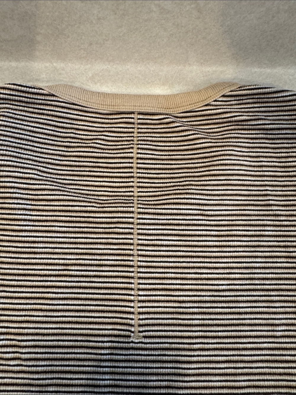 lululemon athletica Striped Tank Top in Beige and Black - Picture 8 of 10